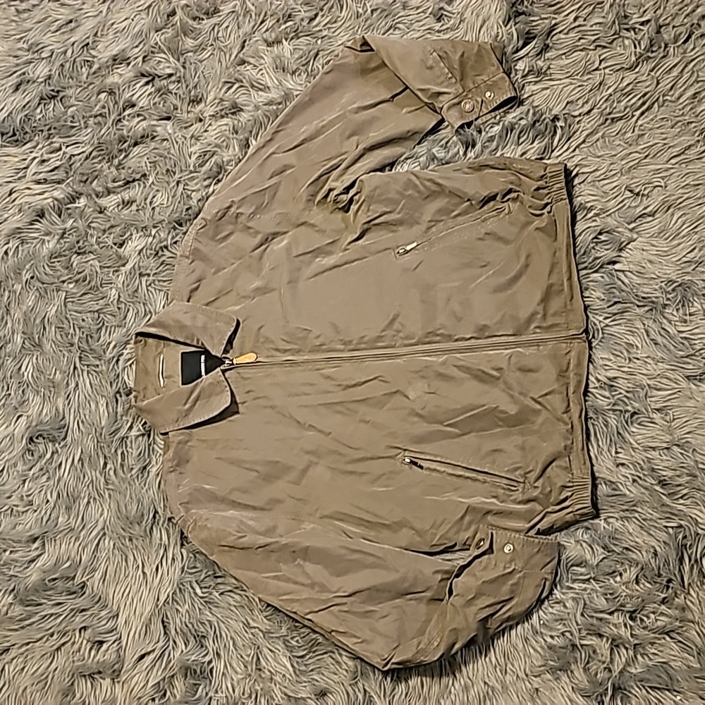 Mens London Fog zip up jacket sz Large!! Mint Condition